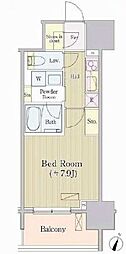 サイプレス日本橋本町 1Kの間取図画像