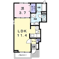 イリーデトウール 101 ｜ 長野県上田市諏訪形670-3（賃貸アパート1LDK・1階・37.13㎡） その2