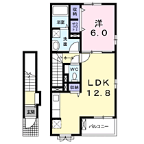 ブルーエ　Ｔ 204 ｜ 長野県上田市蒼久保948-2（賃貸アパート1LDK・2階・49.10㎡） その2