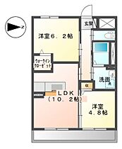 アムール上田  ｜ 長野県上田市築地（賃貸マンション2LDK・3階・51.00㎡） その2