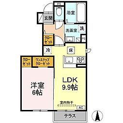 間取図画像 1LDK