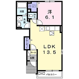 リノレハウス 1LDKの間取図画像