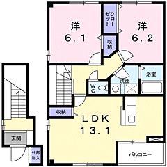 物件の間取り