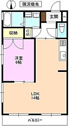 マンションアンビ 1LDKの間取図画像