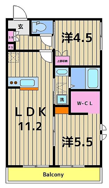 （仮称）足立区一ツ家1丁目計画 102｜東京都足立区一ツ家１丁目(賃貸アパート2LDK・1階・47.20㎡)の写真 その2