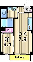 オルキス北千住 402 ｜ 東京都足立区千住５丁目（賃貸アパート1LDK・4階・30.50㎡） その2