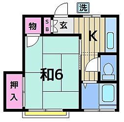 間取図画像 1K