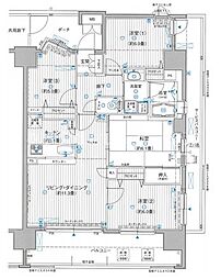 ミレニオつくば万博記念公園 4LDKの間取図画像