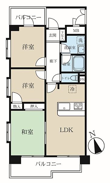 間取りを拡大表示