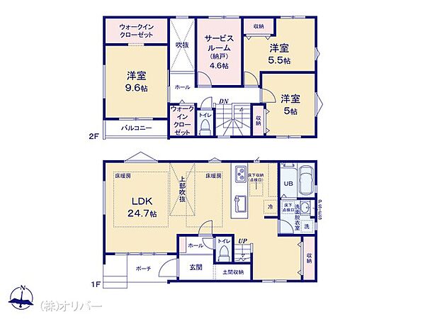 間取りを拡大表示