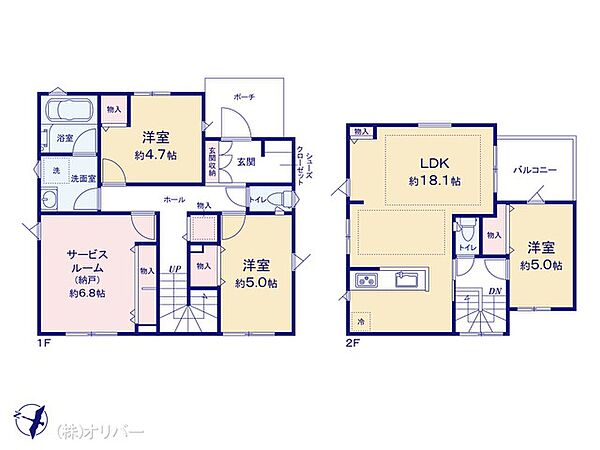 間取りを拡大表示