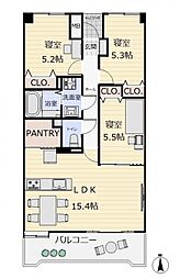 間取図画像 3LDK