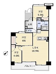 ナイスパークステージ泉中央 3LDKの間取図画像