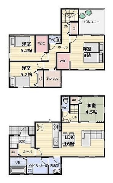 間取りを拡大表示