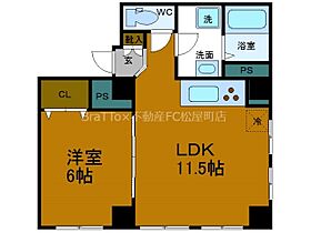 大阪府大阪市天王寺区北山町（賃貸マンション1LDK・2階・39.62㎡） その2