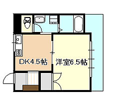 岡山県岡山市北区奥田２丁目（賃貸マンション1DK・4階・29.19㎡） その1