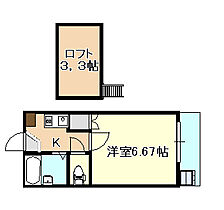 岡山県岡山市北区大安寺中町（賃貸アパート1K・2階・19.32㎡） その2