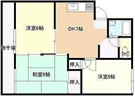 アーバンハイツ浜野 Ｃ101 ｜ 岡山県岡山市南区浜野２丁目（賃貸アパート3DK・1階・49.00㎡） その2