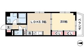 センチュリーパーク野田  ｜ 愛知県名古屋市中川区野田1丁目87（賃貸マンション1LDK・2階・36.45㎡） その2