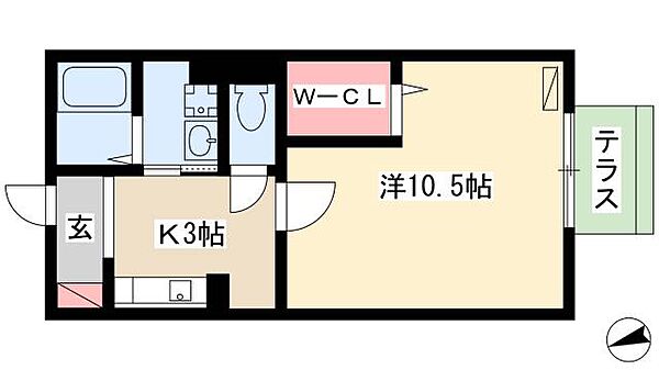 アラシード ｜愛知県名古屋市中川区南脇町3丁目(賃貸アパート1K・2階・33.35㎡)の写真 その2