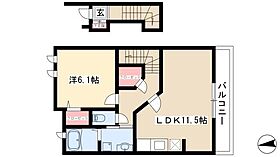 グリシナ  ｜ 愛知県名古屋市港区宝神5丁目405-1（賃貸アパート1LDK・2階・48.64㎡） その2