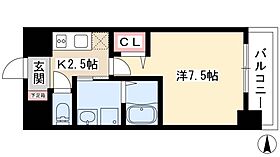 プレサンス名古屋STATIONサティナ  ｜ 愛知県名古屋市中村区則武2丁目19-1（賃貸マンション1K・2階・25.51㎡） その2