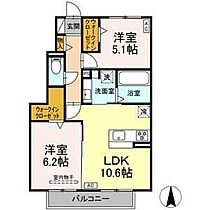 M・トリシア  ｜ 愛知県名古屋市港区小賀須3丁目1511-1（賃貸アパート2LDK・1階・53.53㎡） その2