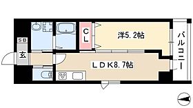 Casa Lucia  ｜ 愛知県名古屋市中川区高畑1丁目200（賃貸マンション1LDK・4階・37.19㎡） その2