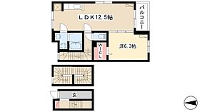 ボヌール　I  ｜ 愛知県名古屋市港区八百島1丁目1102-1（賃貸アパート1LDK・3階・54.19㎡） その2