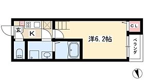 リバティ則武  ｜ 愛知県名古屋市中村区則武2丁目17-19（賃貸アパート1R・2階・19.46㎡） その2