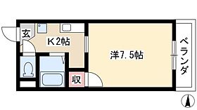 キララハイツ  ｜ 愛知県名古屋市中村区草薙町2丁目112（賃貸マンション1K・3階・23.11㎡） その2