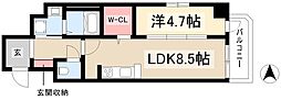 Ceres中村公園前 1LDKの間取図画像
