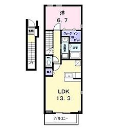 ファミリエール 2階/-