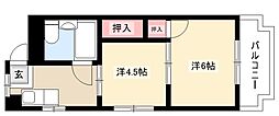 リバーサイドゆう 2Kの間取図画像