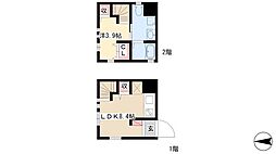 ラヴィール六番町 1LDKの間取図画像