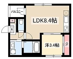 ハーモニーテラス開平町II 3階