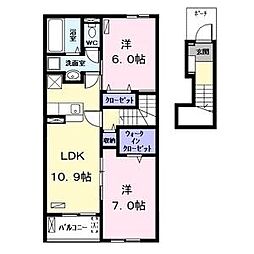 プルミエールシャルム 2階