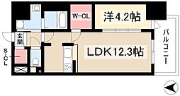 Ceres Daimon 1LDKの間取図画像