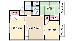サティスフェール 3LDKの間取図画像