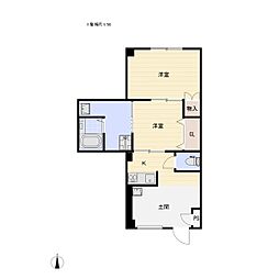 サンフィット 2Kの間取図画像