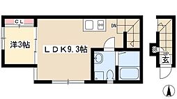 エスカリエ名駅 1LDKの間取図画像