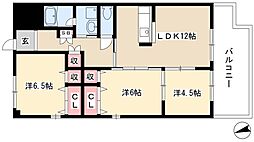 スタイラス 3LDKの間取図画像