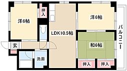 サンライトマンションIII 西棟 4階