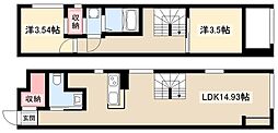LeGioie名駅2 2LDKの間取図画像