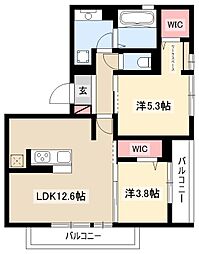 クレール森末 2階