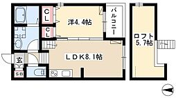 シンギュラリティ 1LDKの間取図画像