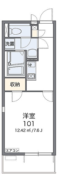 レオネクストミューズ 107｜京都府京都市山科区勧修寺東北出町(賃貸アパート1K・1階・26.08㎡)の写真 その2