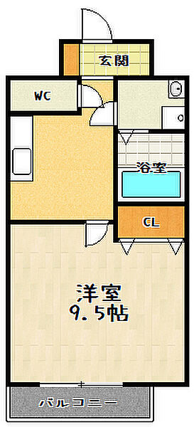 CITY SPIRE浜大津駅前 503｜滋賀県大津市浜大津1丁目(賃貸マンション1K・5階・31.38㎡)の写真 その2