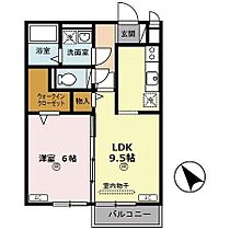 リビングタウン瀬田A棟 206 ｜ 滋賀県大津市大江2丁目25-27（賃貸アパート1LDK・2階・40.30㎡） その2