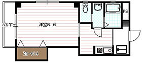 一太郎パート3 206 ｜ 京都府京都市下京区坊門町827-10（賃貸アパート1K・2階・28.50㎡） その2